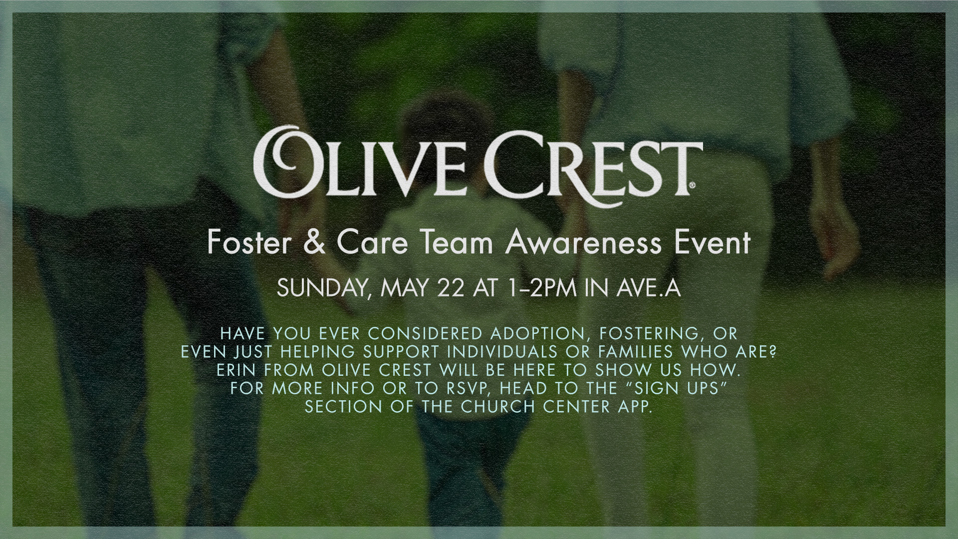 OliveCrest Safe Families