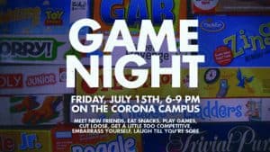 Game Night July 15