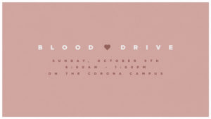 Blood Drive Oct9