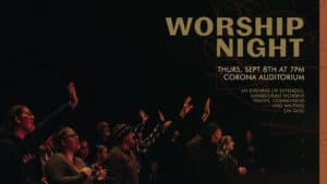 Worship Night Sept 8